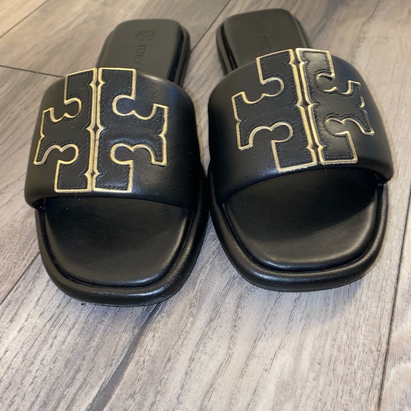 Perfect black/gold Tory Burch flats - Picture 7 of 8